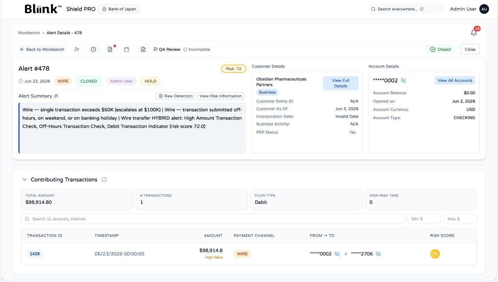 MTW Shield — alert detail view, screenshot 3 of 8